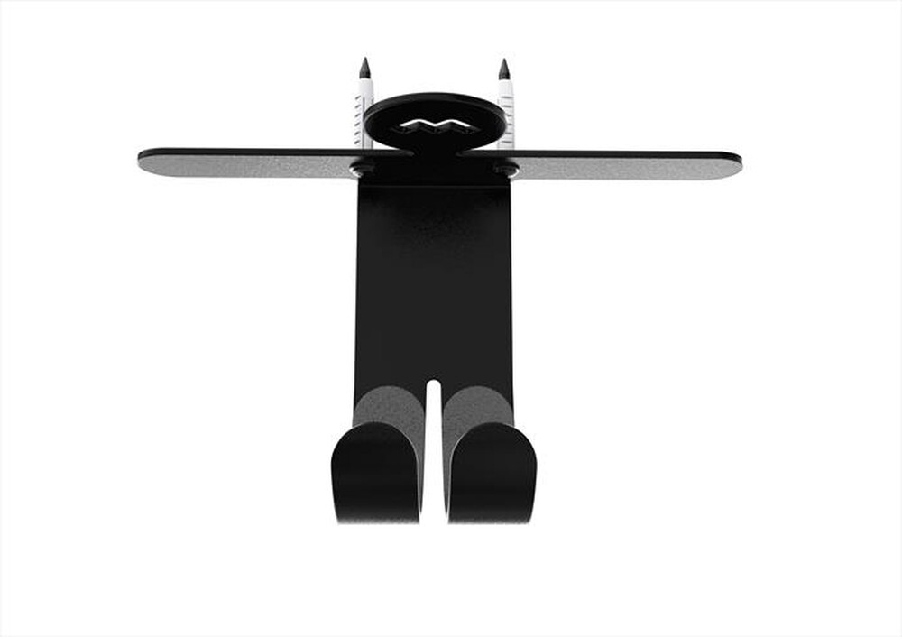 "MELICONI - OMINO GANCIO SOFFITTO BIC-Acciaio di colore nero con pro"