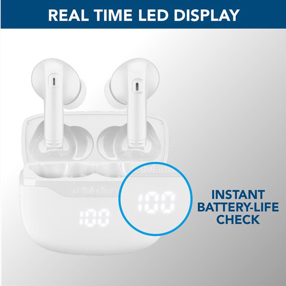 Immagine del prodotto CELLULARLINE - Auricolari TWS KEY-Bianco