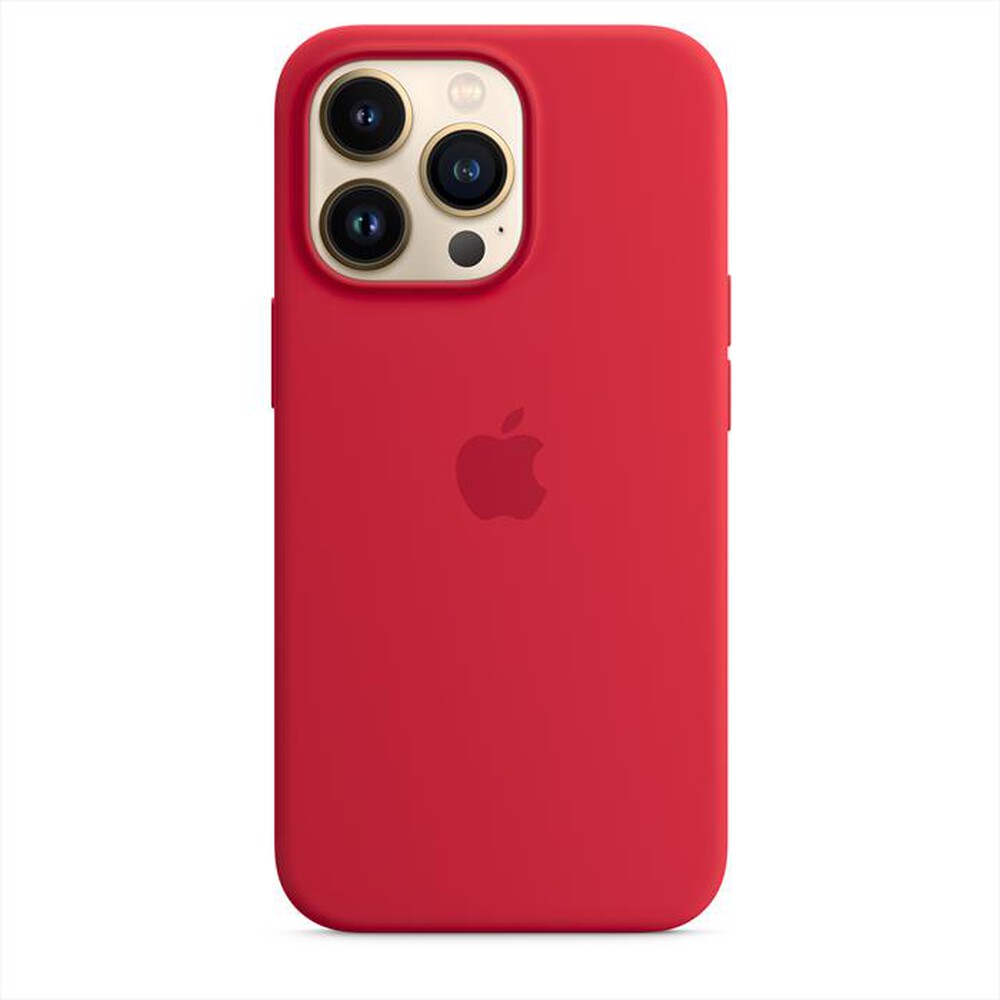 "APPLE - iPhone 13 Pro Silicone Case with MagSafe-Red"