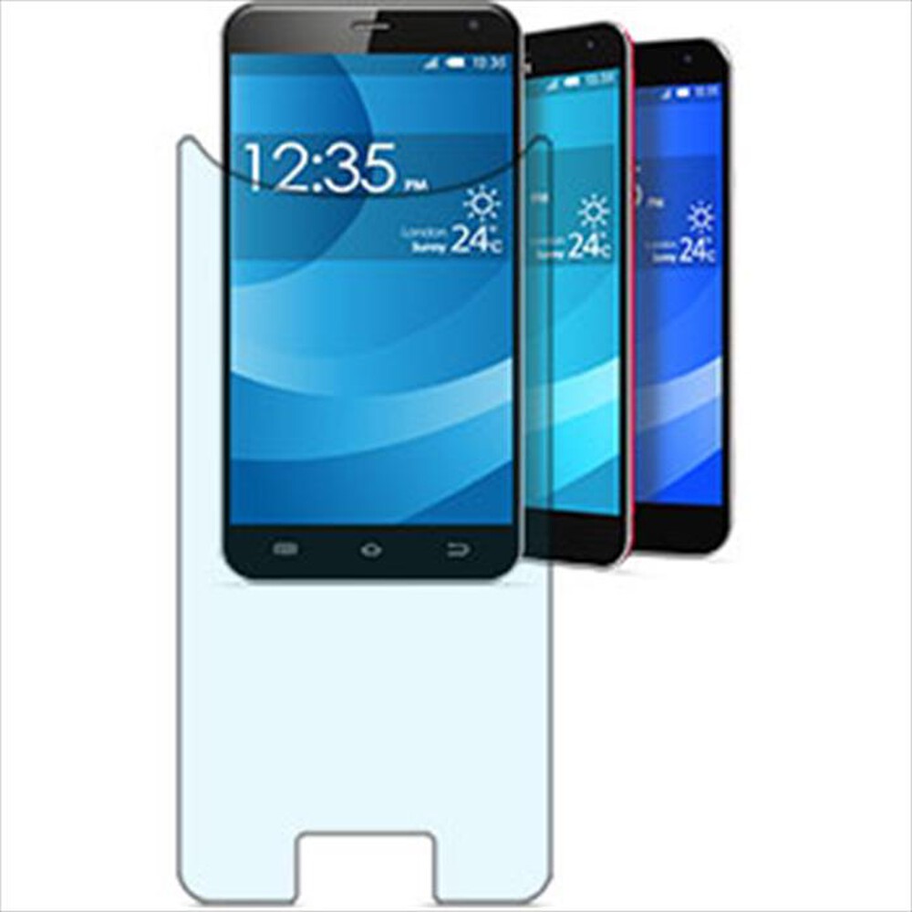 "CELLULARLINE - TEMPGLASBUNI55 Second Glass Uni taglia 5.5\"-Trasparente"