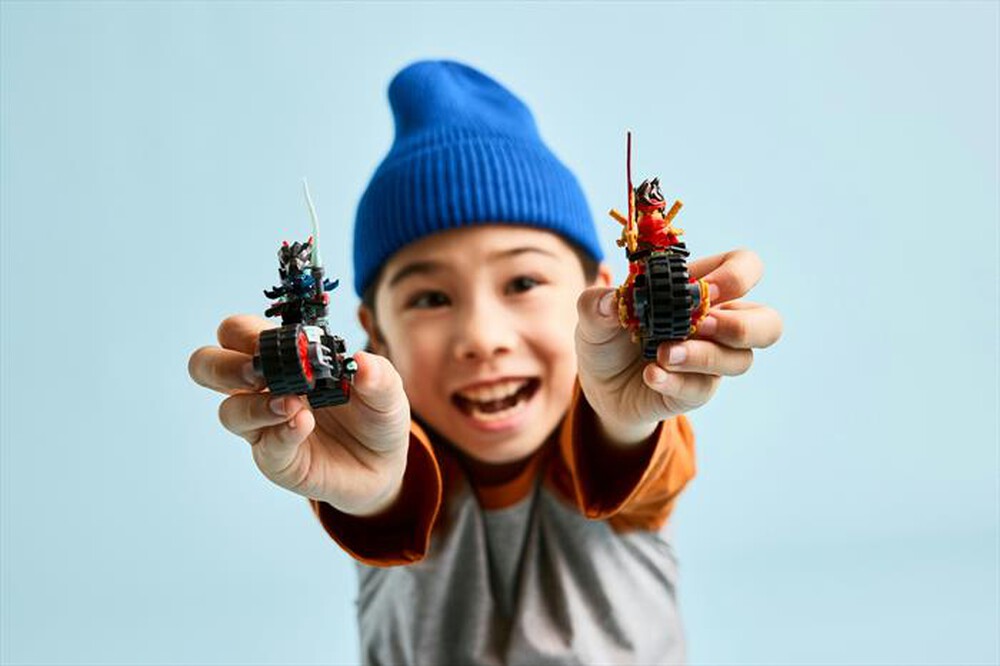 "LEGO - GARA DI VELOCIT SULLA MOTO DI KAI-,"