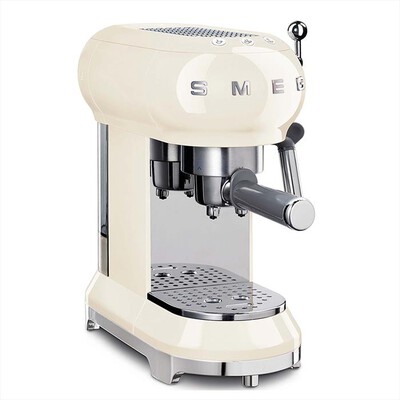 SMEG - Macchina da Caffè Manuale 50's Style – ECF01CREU-panna