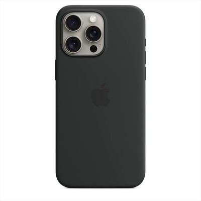 APPLE - Custodia MagSafe silicone iPhone 15 Pro Max-Nero