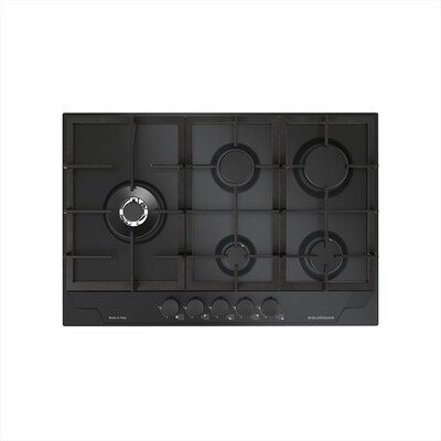 GLEM GAS - Piano cottura a gas GTP85THBK 74cm-Nero opaco