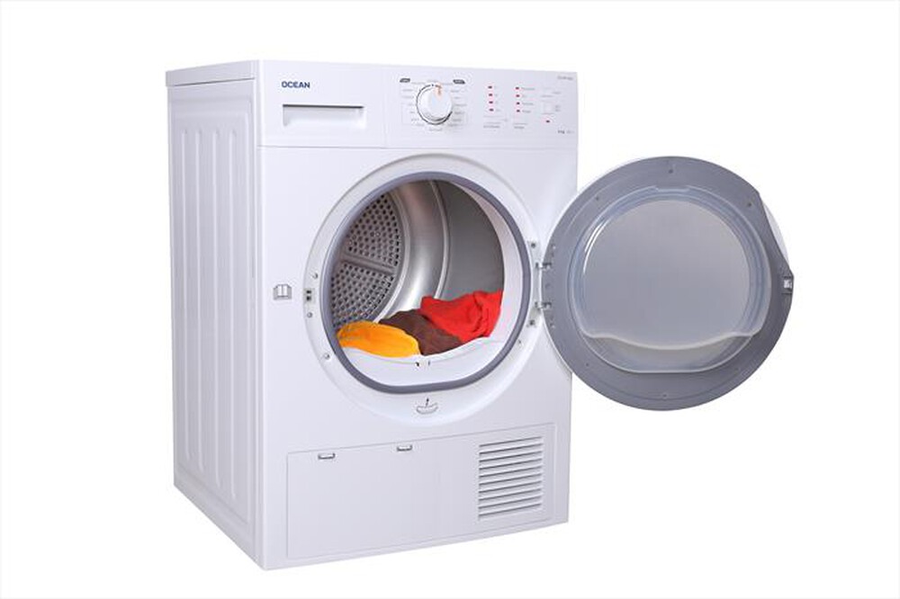 "OCEAN - Lavatrice slim OCLF812E 8 Kg Classe E-Bianco"