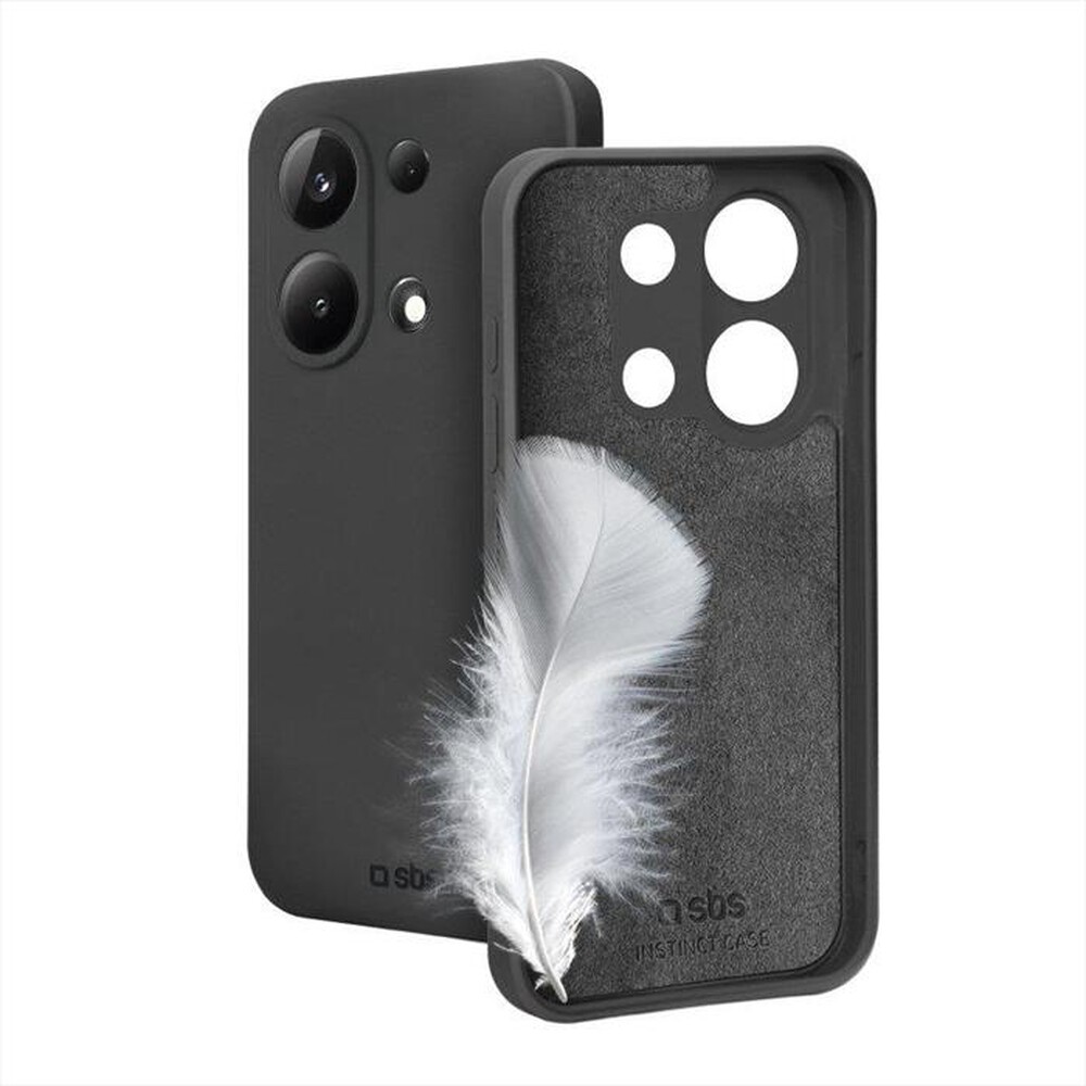 "SBS - Cover Instinct TEINSTXIRNO134GK Redmi Note 13 4G-Nero"