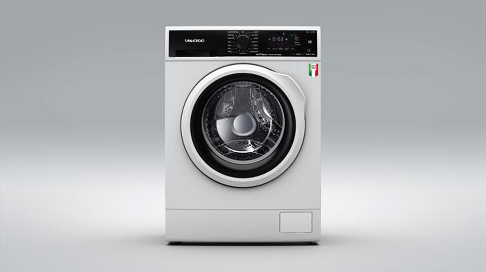 Sangiorgio Lavatrice Frontale 10 Kg Libera Installazione - 1400 Giri, Classe A, Motore Inverter, 71 Litri, Bianca