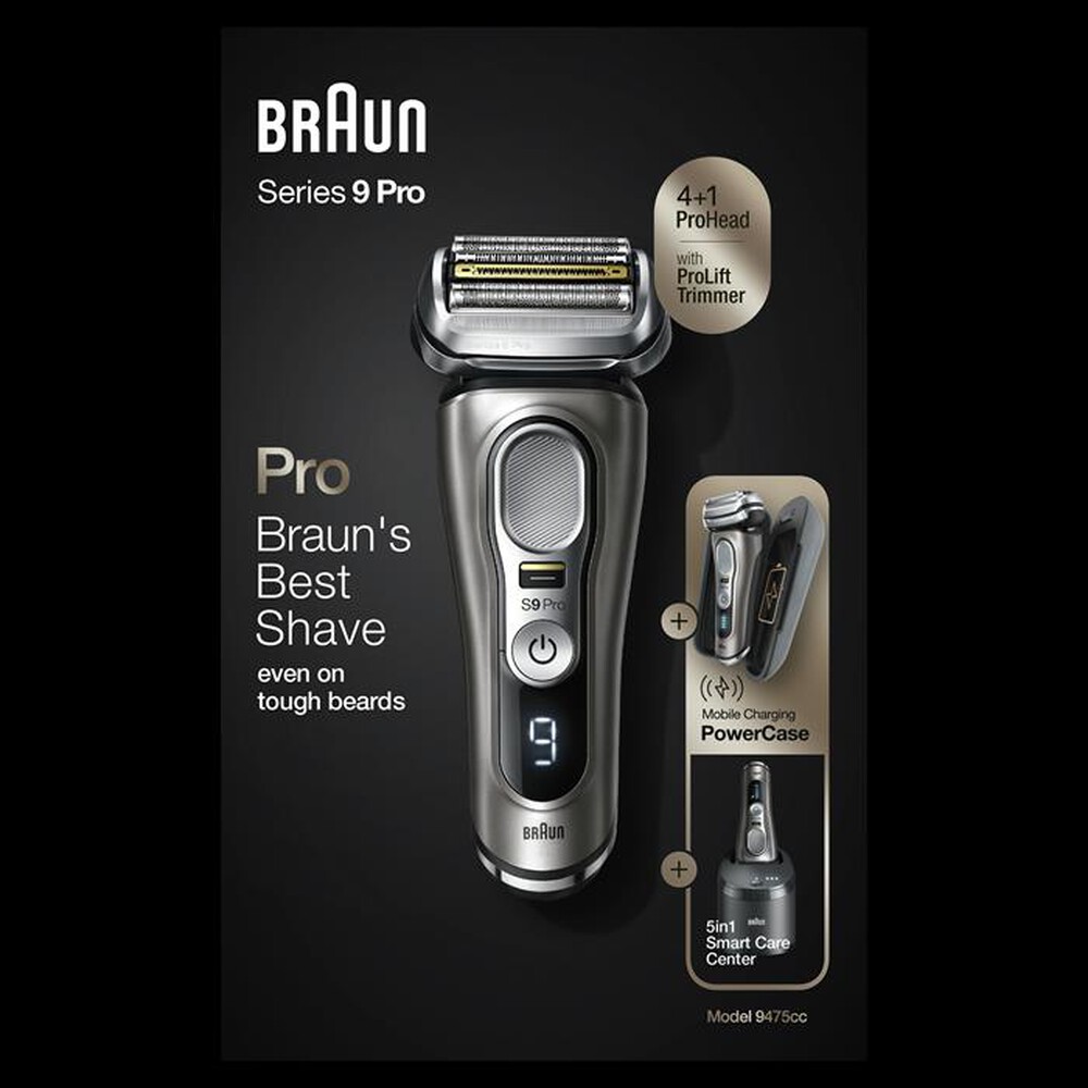 "BRAUN - SERIES 9 PRO 9475CC-Grigio"