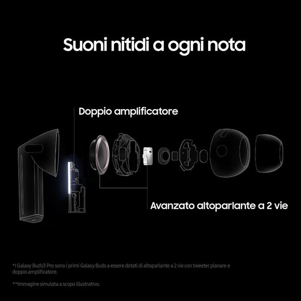"SAMSUNG - Galaxy Buds3 Pro-WHITE"