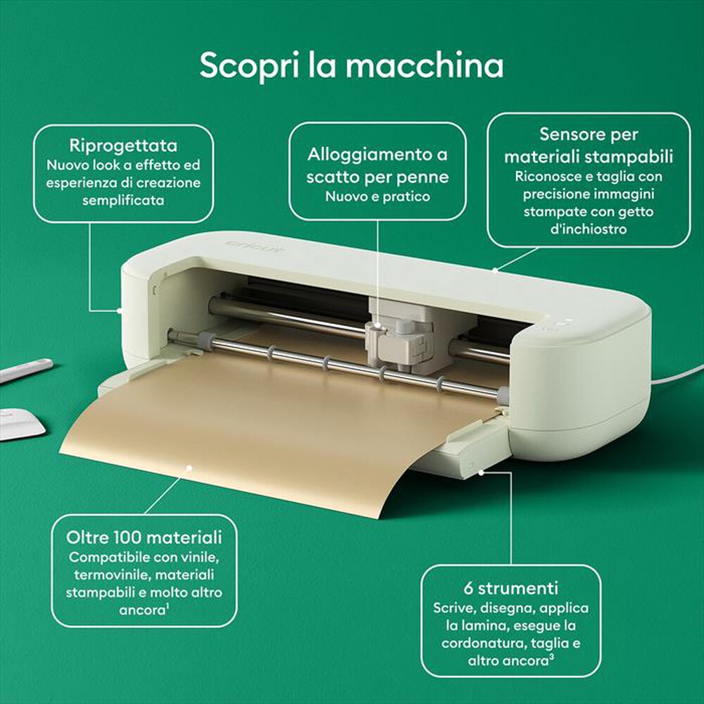 Immagine del prodotto CRICUT - Macchina da taglio EXPLORE 5 CREAM EMEA