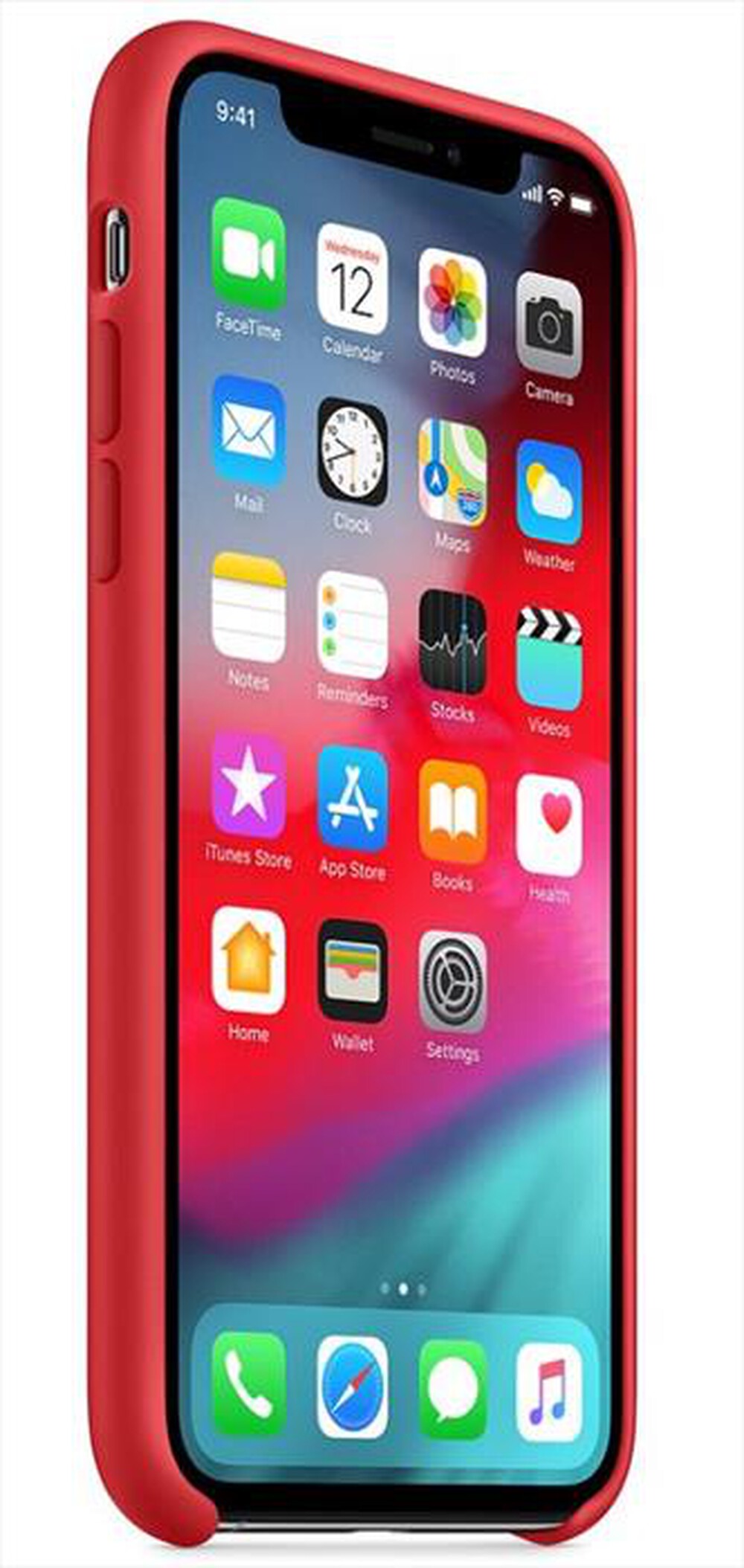 "APPLE - Custodia in silicone per iPhone XS MAX-(PRODUCT)RED"