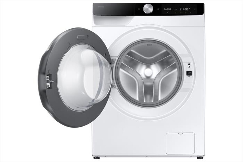 "SAMSUNG - Lavatrice WW90DG6G94LKU3 9KG Classe A-bianca con oblò -pannello nero"
