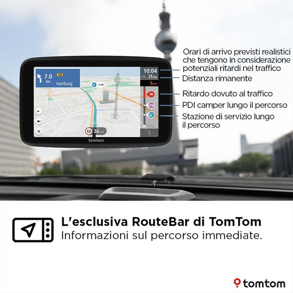 "TOM TOM - GO CAMPER TOUR 2A GENERAZIONE-Nero"