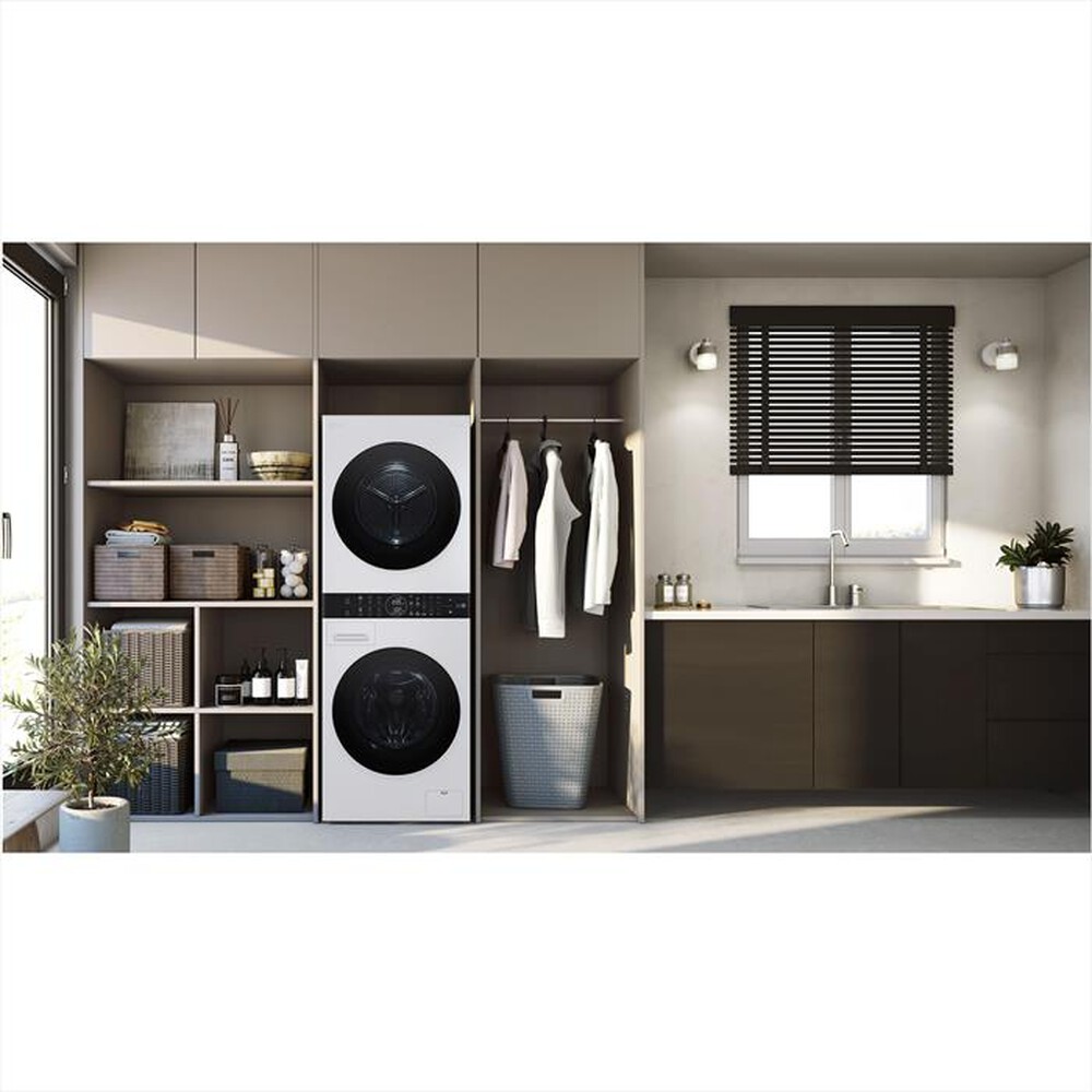 "LG - Lavasciuga WASHTOWER WT1210WWF 12/10 Kg Classe A-Bianca"