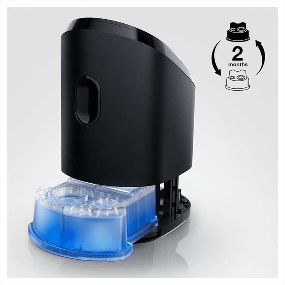 "BRAUN - CLEAN&CHARGE CARTUCCE-Celeste"