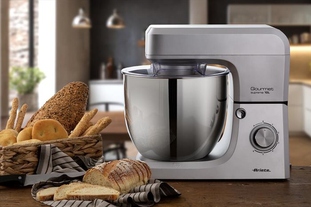 Immagine del prodotto ARIETE - 1576 GOURMET SUPREME IMPASTATRICE 10L-Acciaio inox