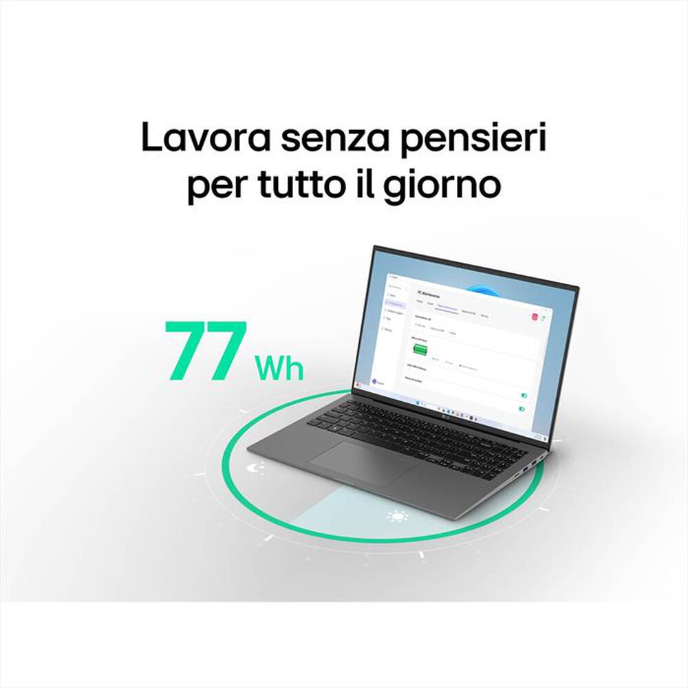 "LG - Notebook 17\" Copilot+ PC GRAM AI 17Z90TL-Nero"