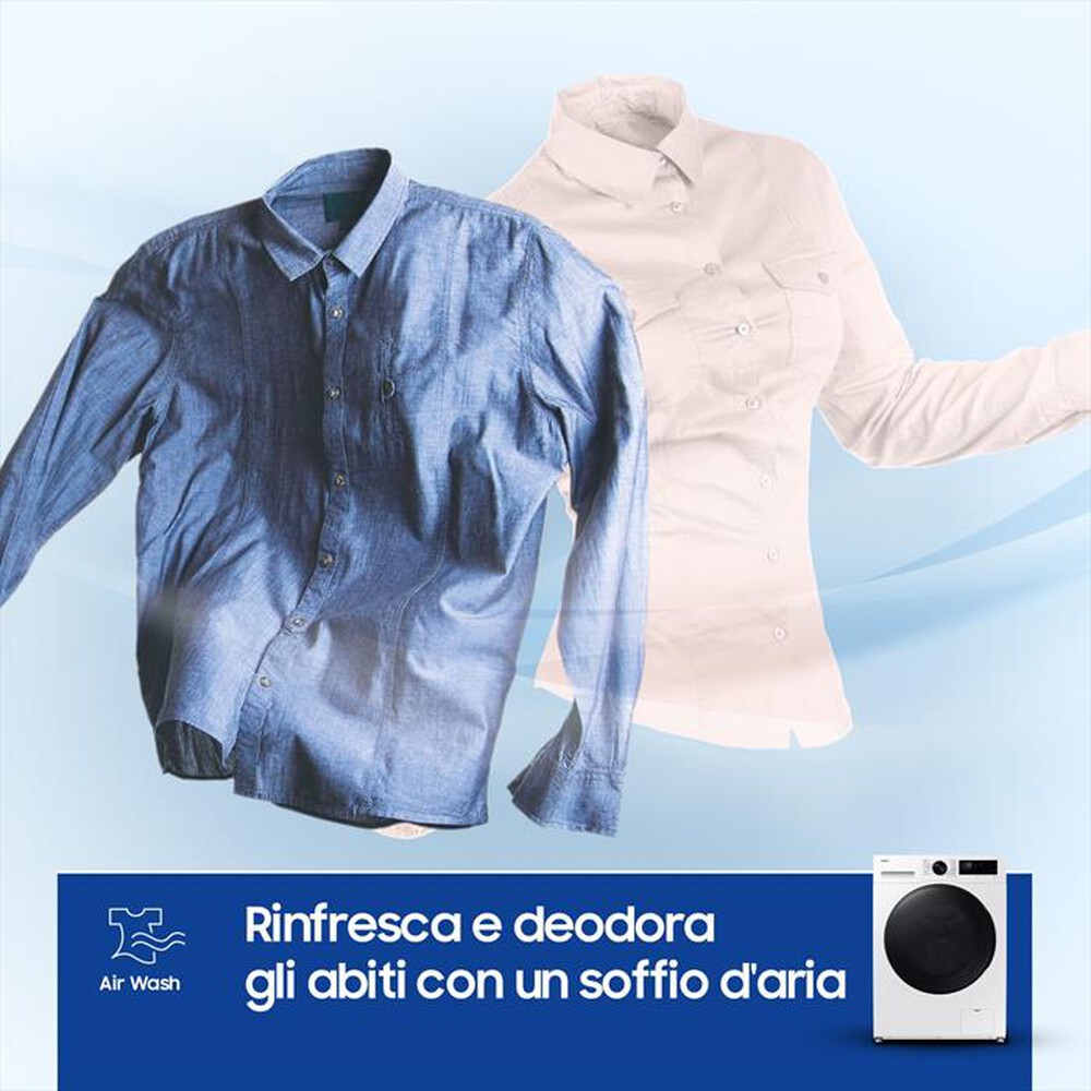 Immagine del prodotto SAMSUNG - Lavasciuga WD90DG5B15BEET 9/6 Kg Classe A-bianca con obl&ograve; e display nero