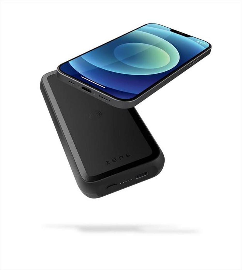 "ZENS - MAGNETIC POWERBANK WIRELESS+KICKSTAND-Black"