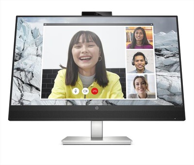 HP - Monitor 27" M27 WEBCAM-Silver e Black