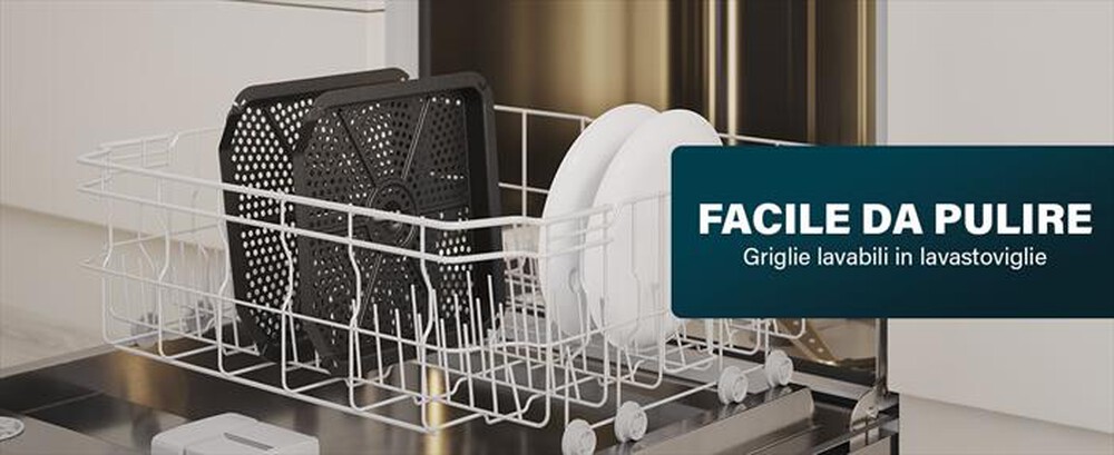 Immagine del prodotto PRINCESS - Friggitrice ad aria DUAL VERTICAL-Nero