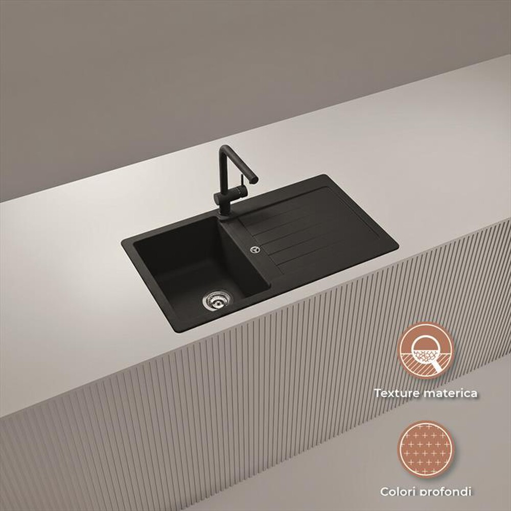 Immagine del prodotto GLEM GAS - Lavello 1 vasca GLU861AN-Antracite