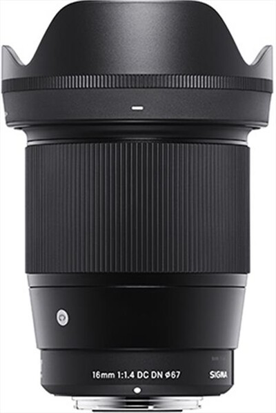 SIGMA - Obiettivo fisso 16/1.4 (C) AF DC DN L-MOUNT-Nero