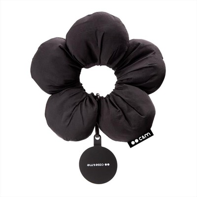 CASEME - Phone strap a forma di fiore CMWINTPADBRACFLWK-Nero