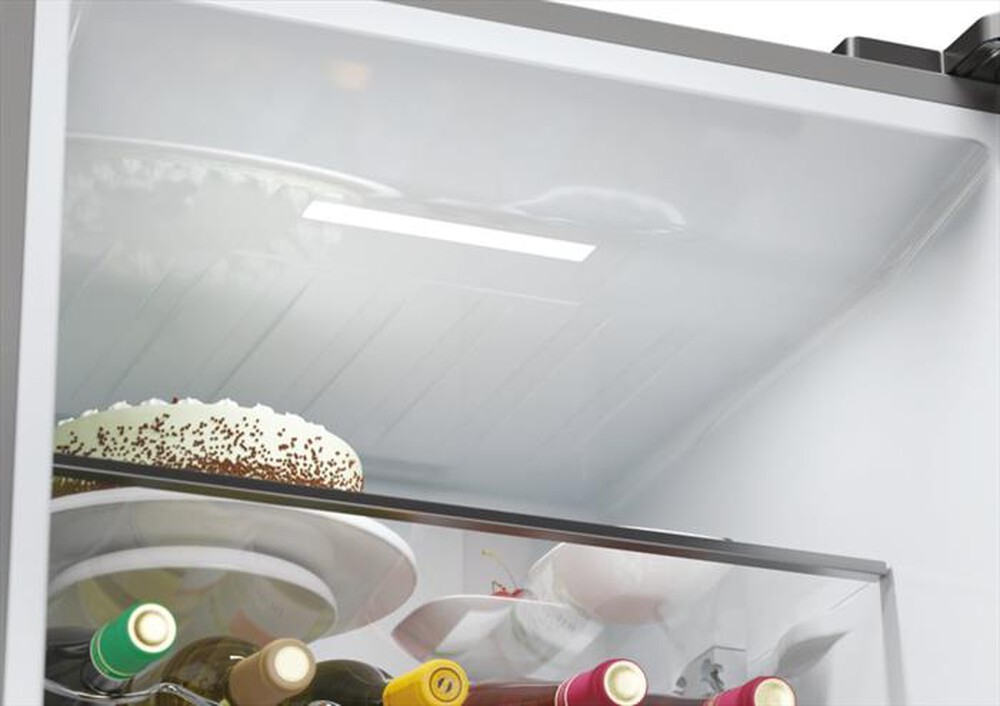 "HAIER - Frigorifero combinato HTW5620DNMG Classe D 414 lt-Argento"