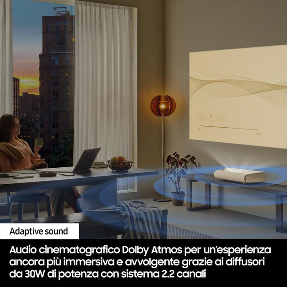"SAMSUNG - Videoproiettore SP-LPU7DSAXXXE-WARM WHITE"