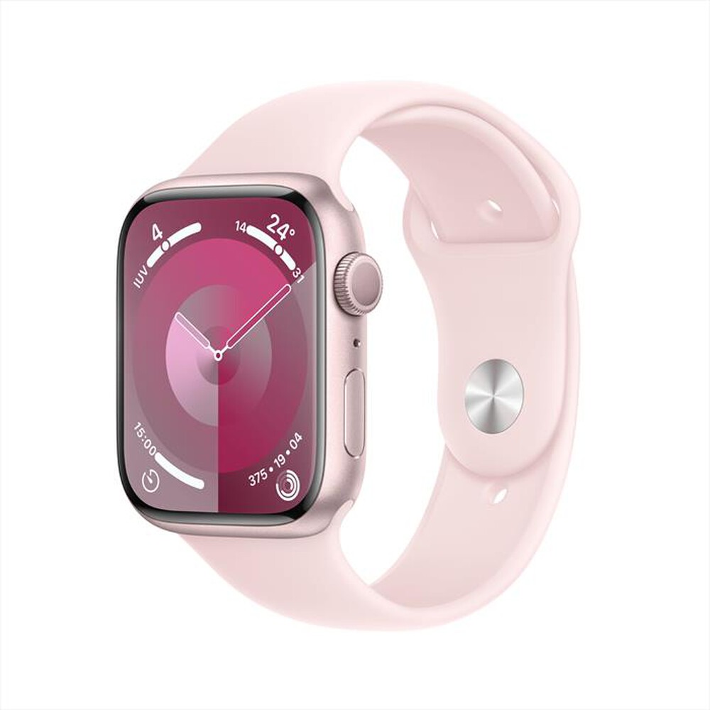 "APPLE - Watch Series 9 GPS Cassa 45mm - S/M-Rosa Confetto"