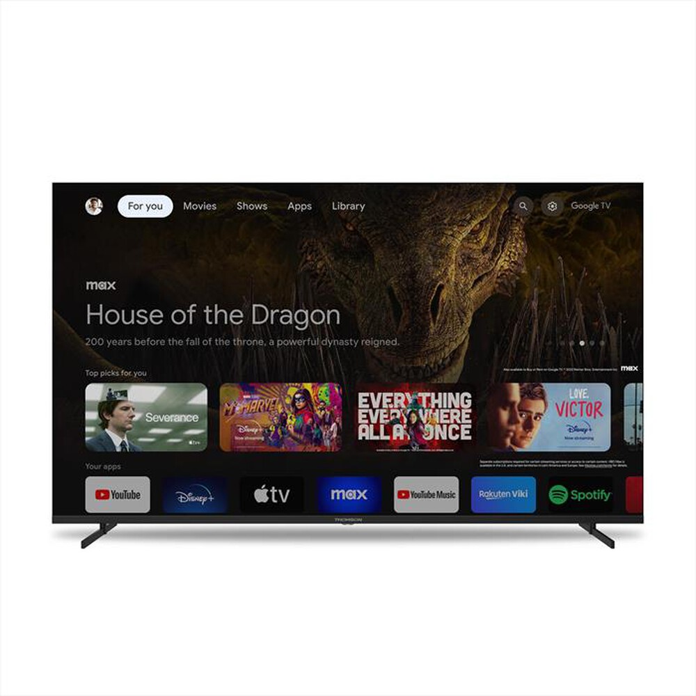 "THOMSON - Smart TV LED UHD 4K 65\" 65UG4S14-nero"