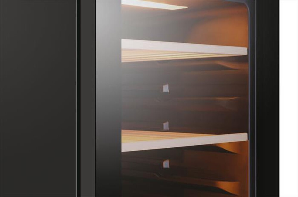 "HAIER - Cantinetta HWS79GDG Classe G 77 bottiglie-Nero"