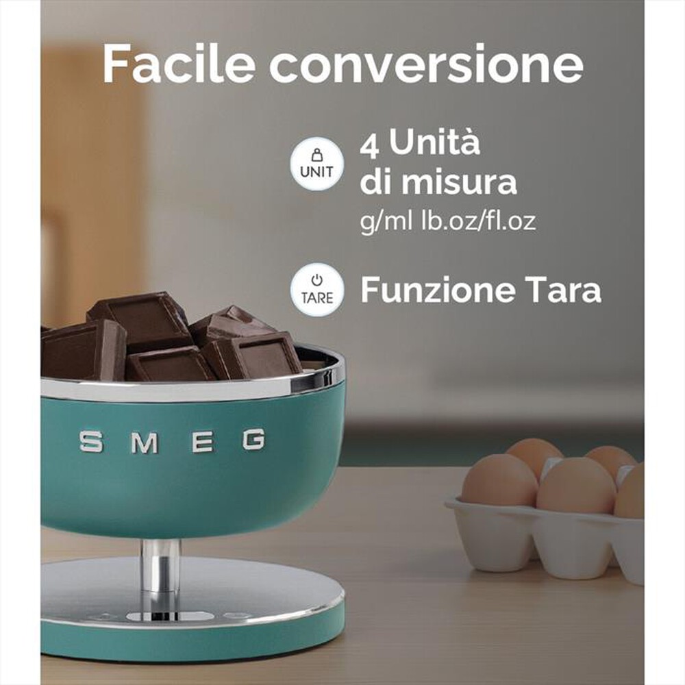 Immagine del prodotto SMEG - Bilancia da cucina Linea Collezione KSC01WHMWW-Bianco Opaco