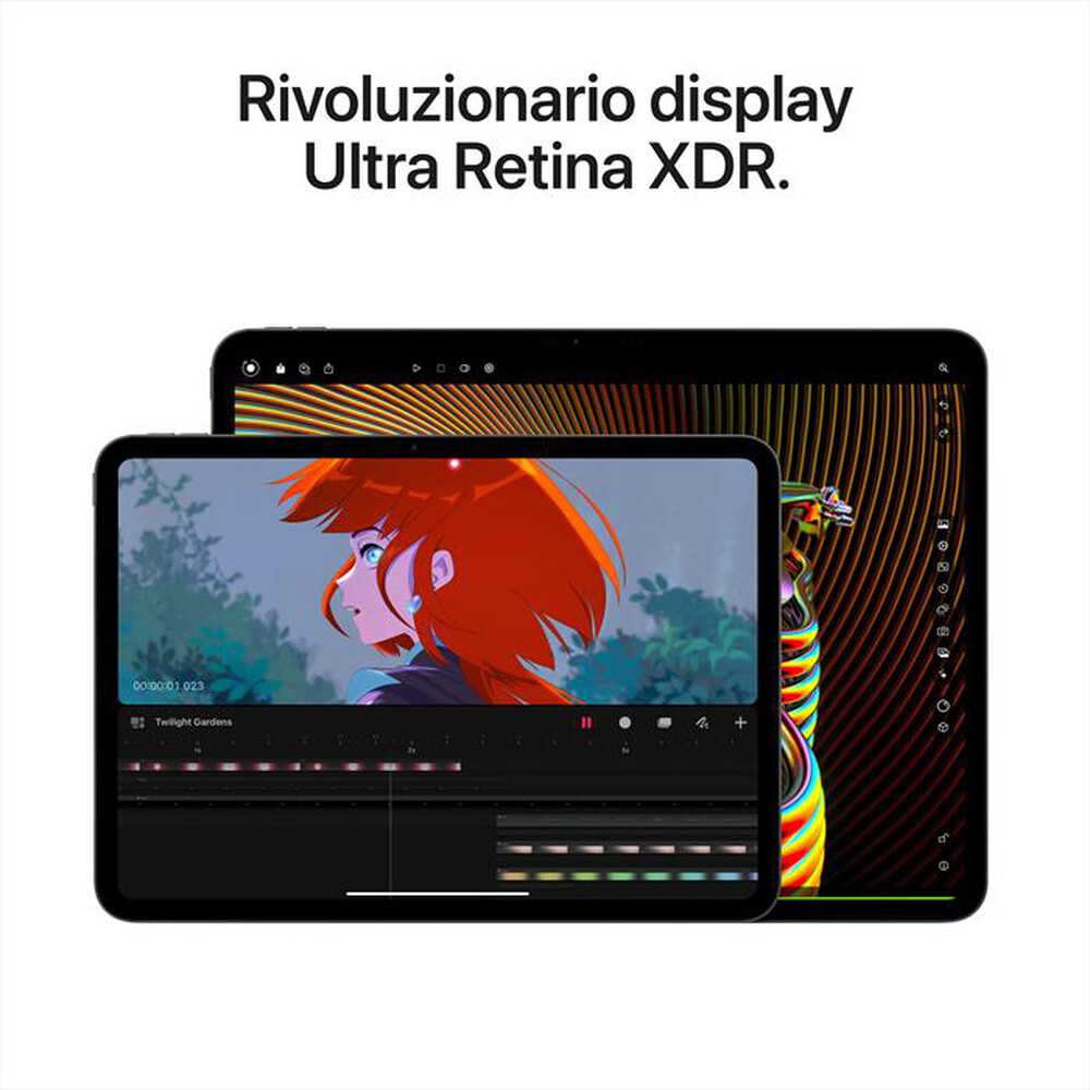 "APPLE - iPad Pro 13'' Wi-Fi 1TB Nano-texture Glass-Argento"