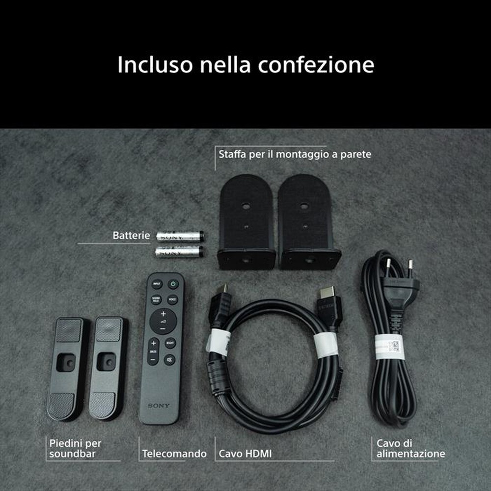 Immagine del prodotto SONY - BRAVIA THEATRE BAR 7 KIT HTA7100KIT.CEL-NERO