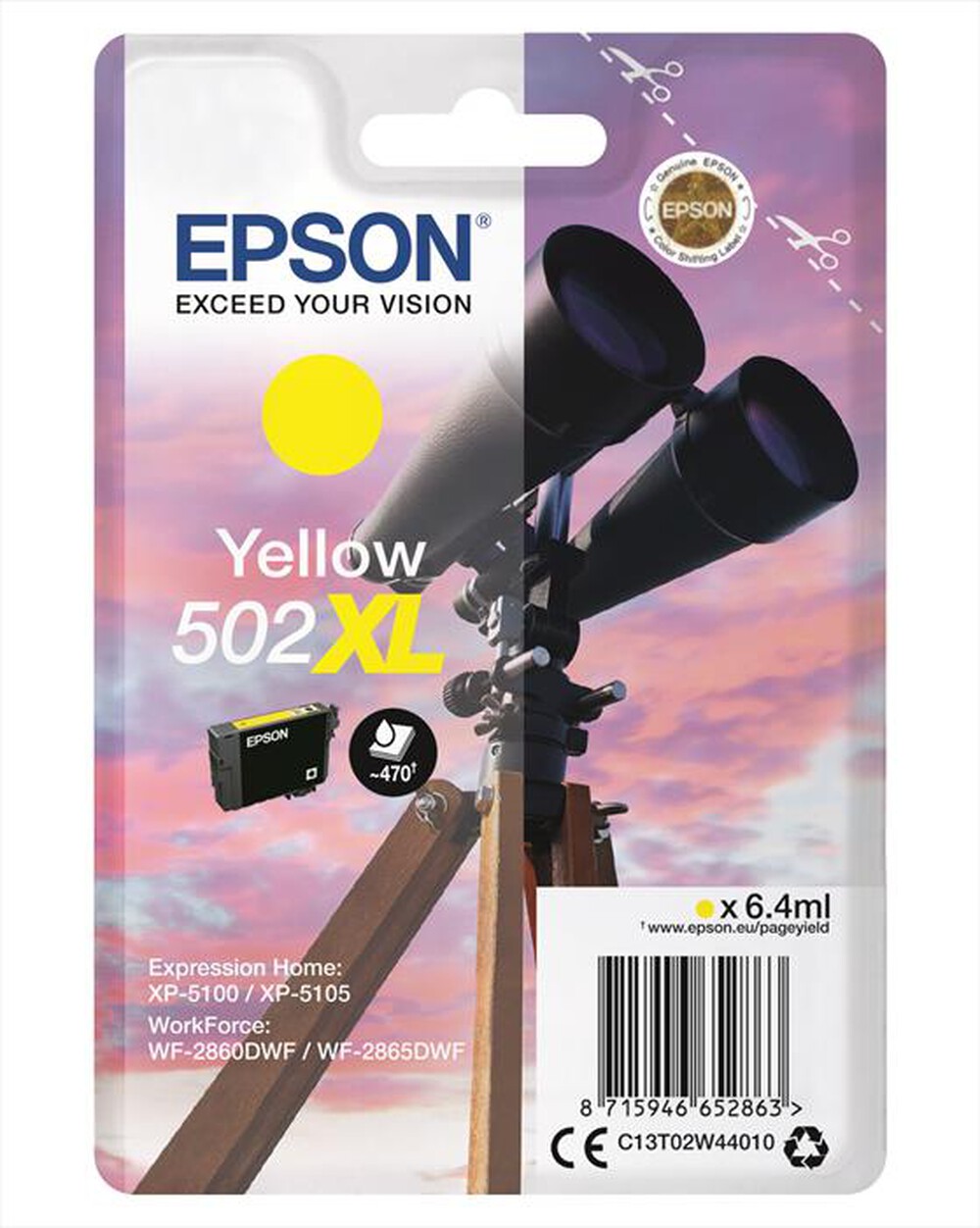 "EPSON - C13T02W44020-Giallo XL"