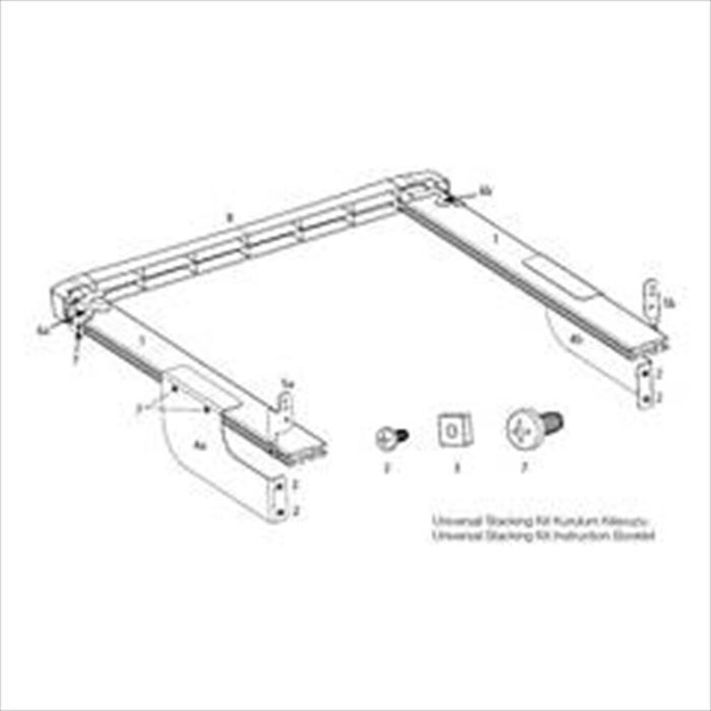 Immagine del prodotto BEKO - Kit di sovrapposizione SLIM-Bianco