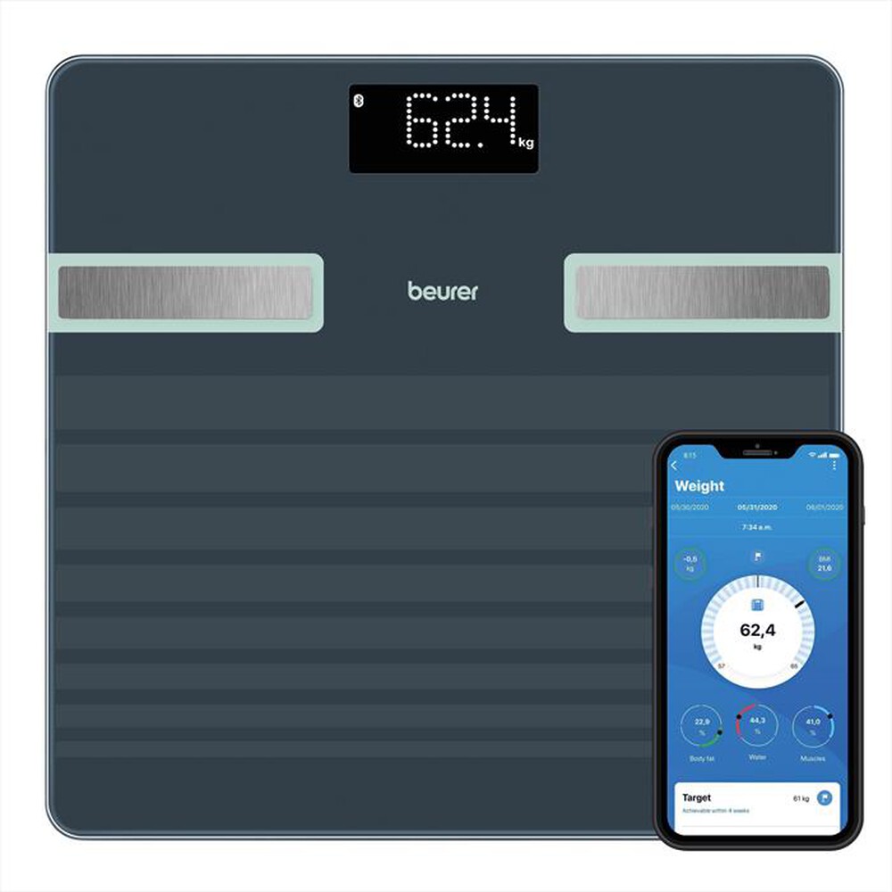 Immagine del prodotto BEURER - Bilancia diagnostica Bluetooth BF 451 LIMITED ED.-Grigio scuro