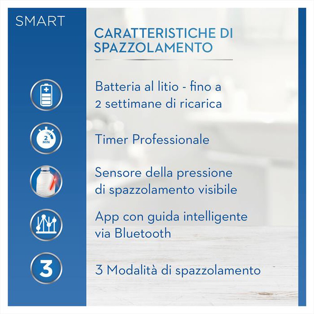 "ORAL-B - SPAZZOLINO ELETTRICO SMART 4 4500 CROSSACTION-NERO"