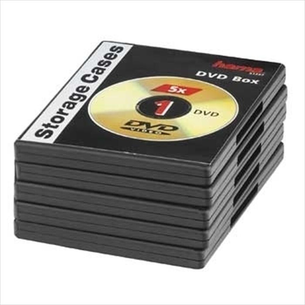 "HAMA - Custodia DVD nero - 5pz. 07451297 - "
