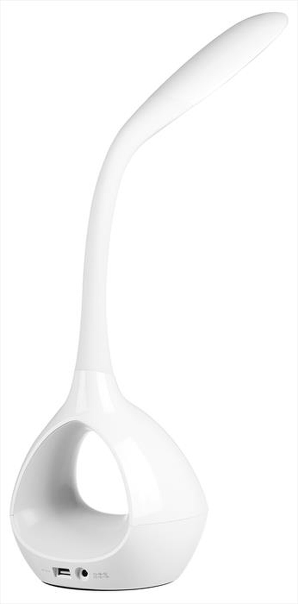 "MEDIACOM - Lampada LED charger USB 2.1A e luci d’atmosfera-Bianco"
