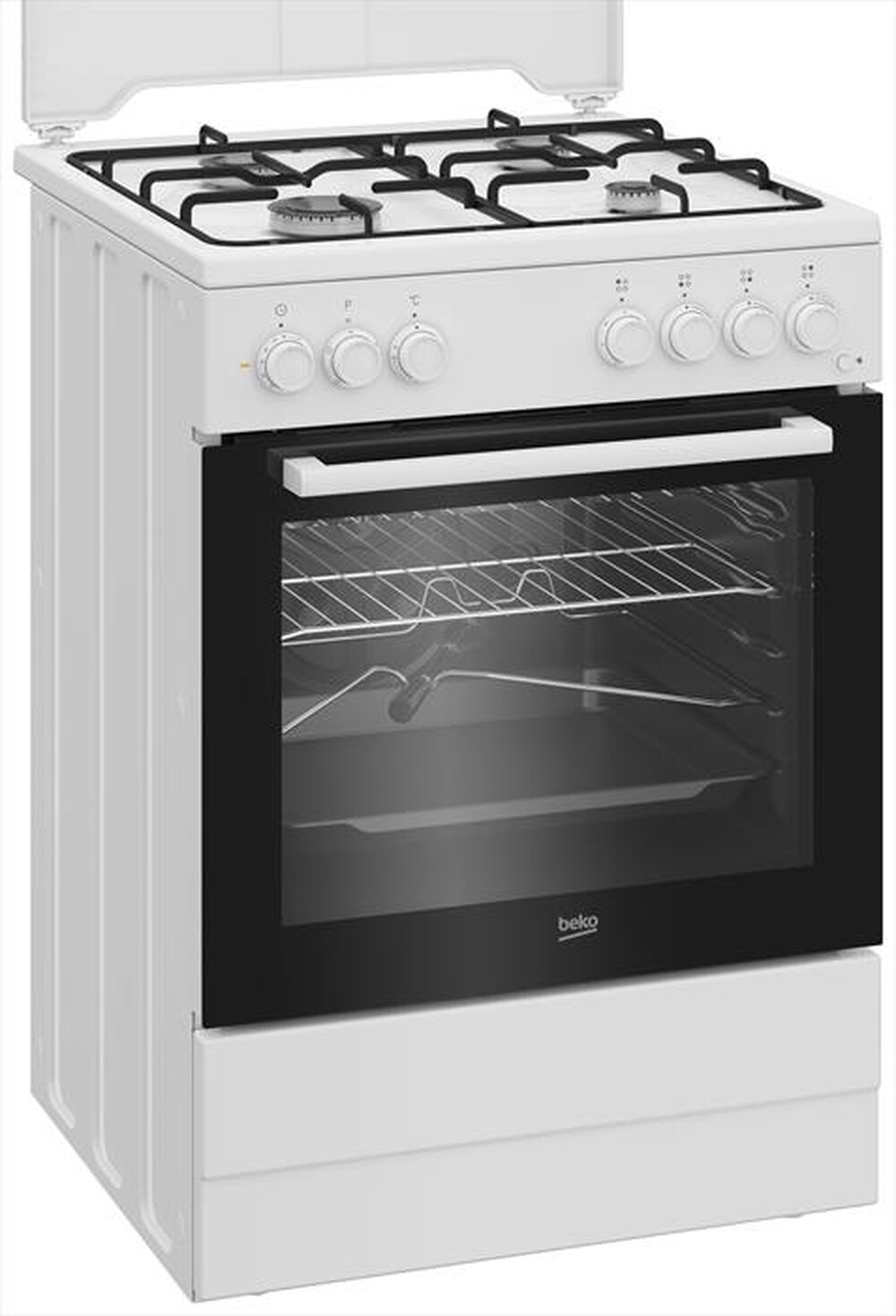 "BEKO - Cucina a gas FBG62010DW Classe A-Bianco"