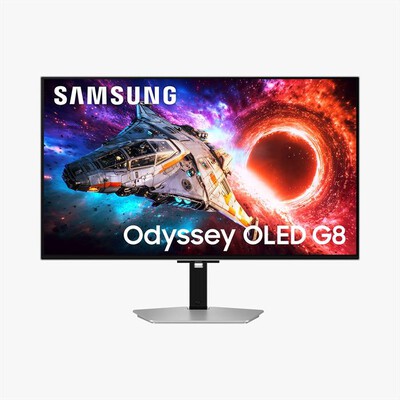 SAMSUNG - Monitor Gaming 32" 4K Odyssey OLED G8 - G80SH-silver