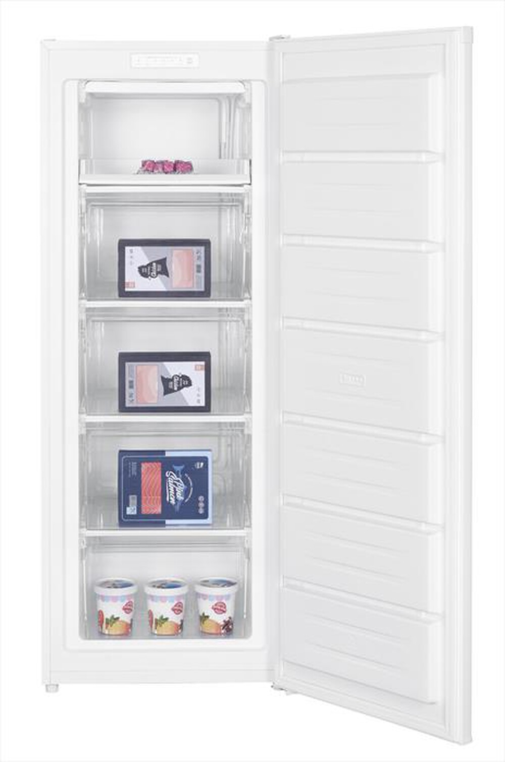 "CRANKER - Congelatore verticale CRCV210E Classe E 168 lt-BIANCO"