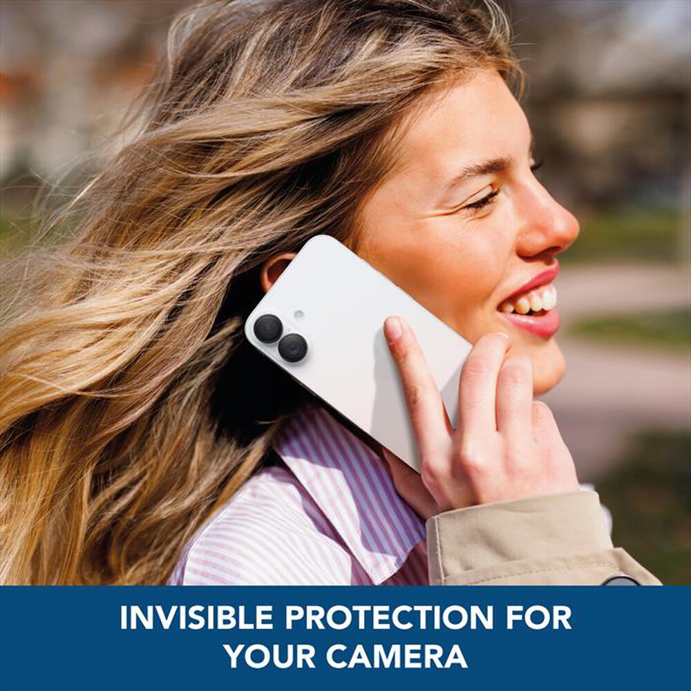 Immagine del prodotto CELLULARLINE - CAMERA LENS RING - IPHONE 16/16 PLUS-Transparent