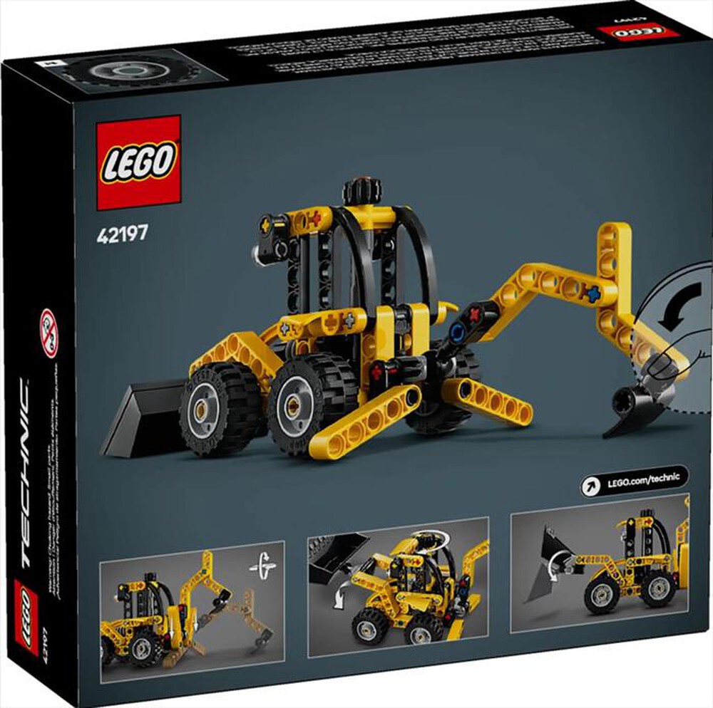 "LEGO - TECHNIC Scavatrice a cucchiaia rovescia - 42197-Multicolore"