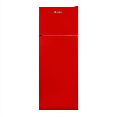 CRANKER - Frigorifero 2 porte CRFR263RED Classe E 213 lt-ROSSO