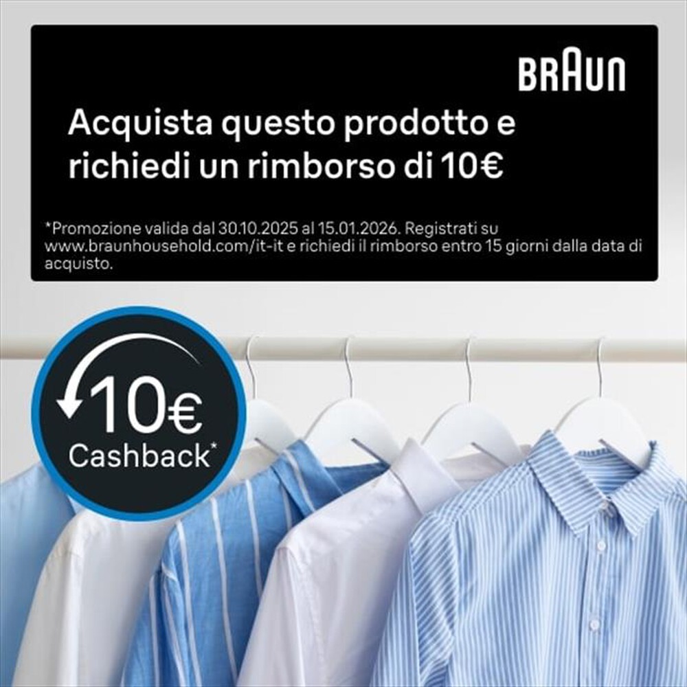 Immagine del prodotto BRAUN - FERRO A VAPORE TEXSTYLE 3 SI3041GR-Bianco/Verde