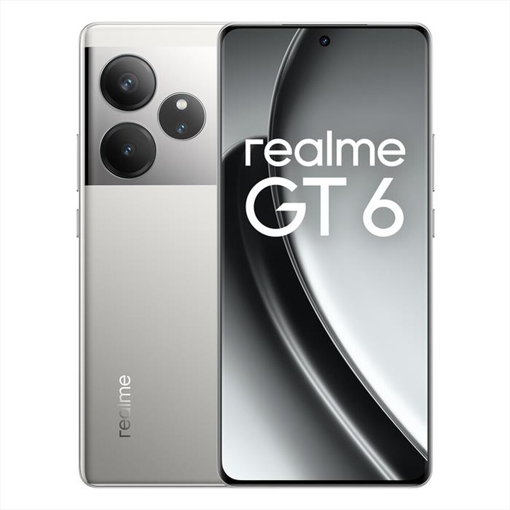"REALME - Smartphone REALME GT6 5G (512GB 16 GB)-Fluid Silver"